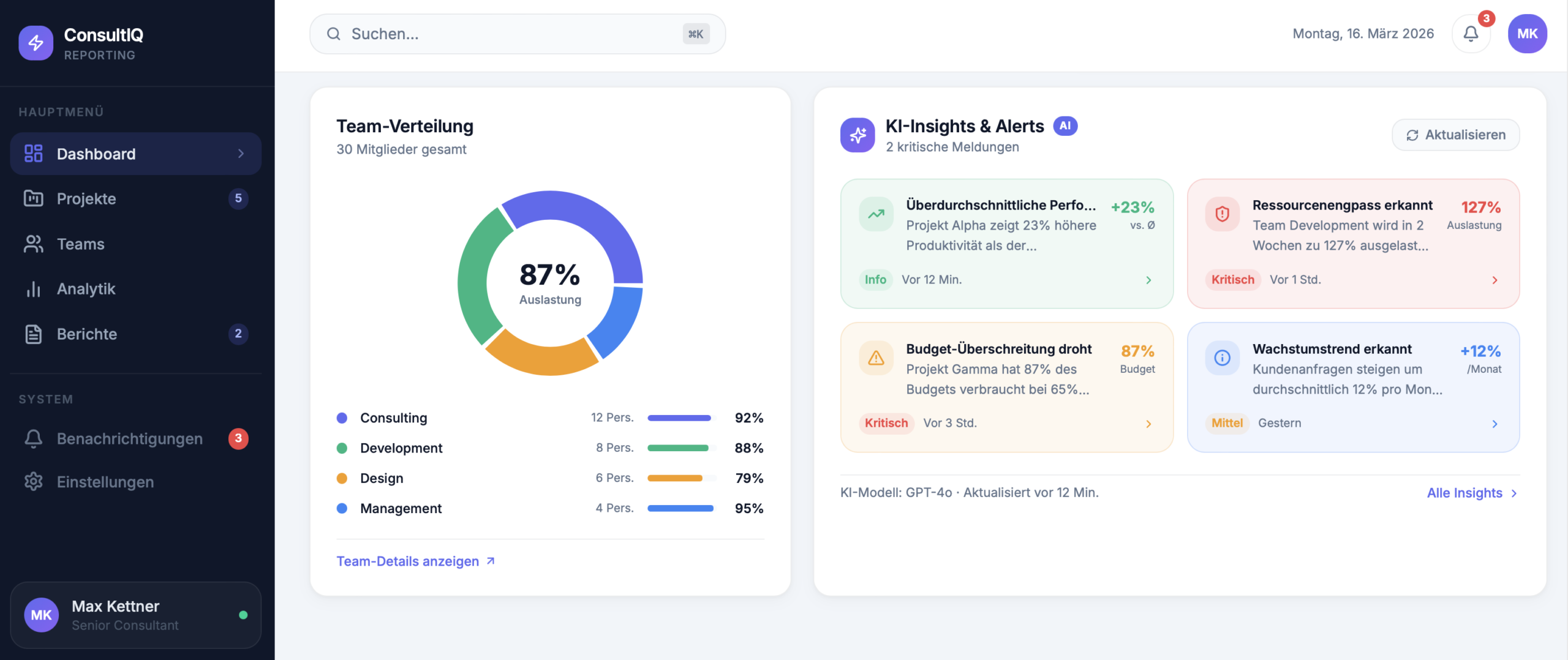 Reportiq Screendesign 2